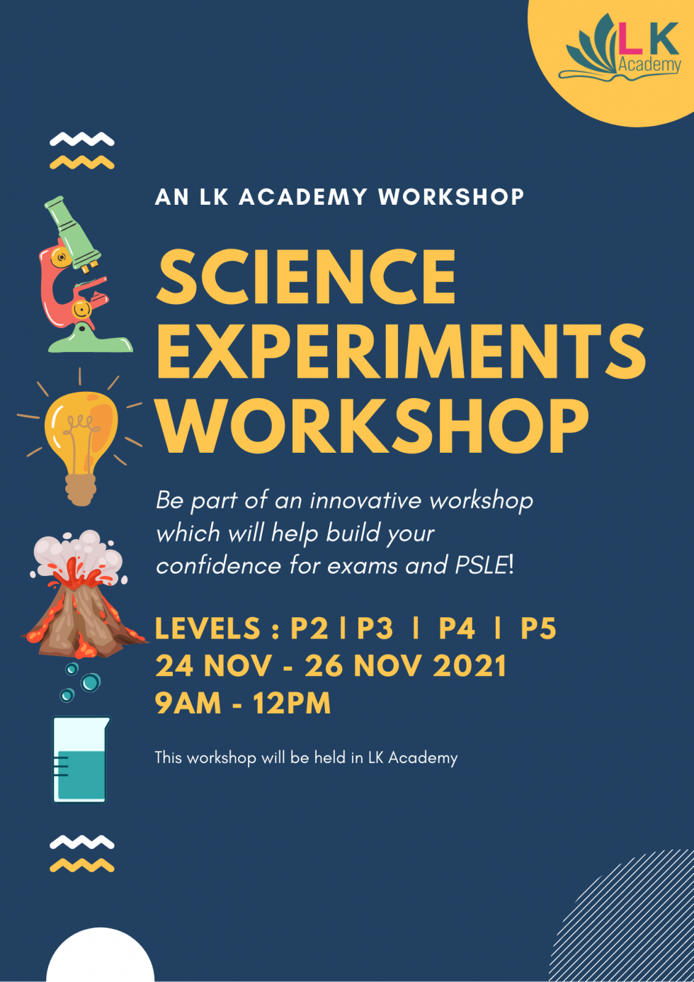 Science Experiments Workshop | November - December 2021